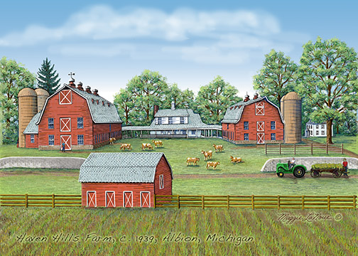 Haven Hills Farm, color - Albion, Michigan 