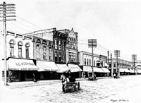 Downtown Albion, 1910